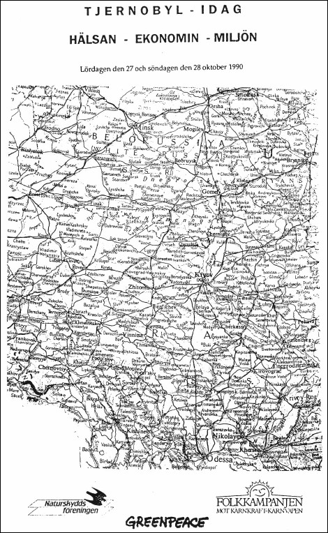 Tjernobyl - i dag  27-28 oktober 1990 - Hälsan, Ekonomi, Miljön