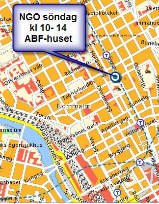 Karta till ABF-huset